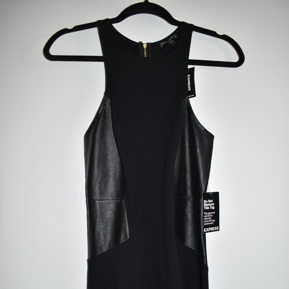 Express Women's New Black Knee Length Dress Size 2